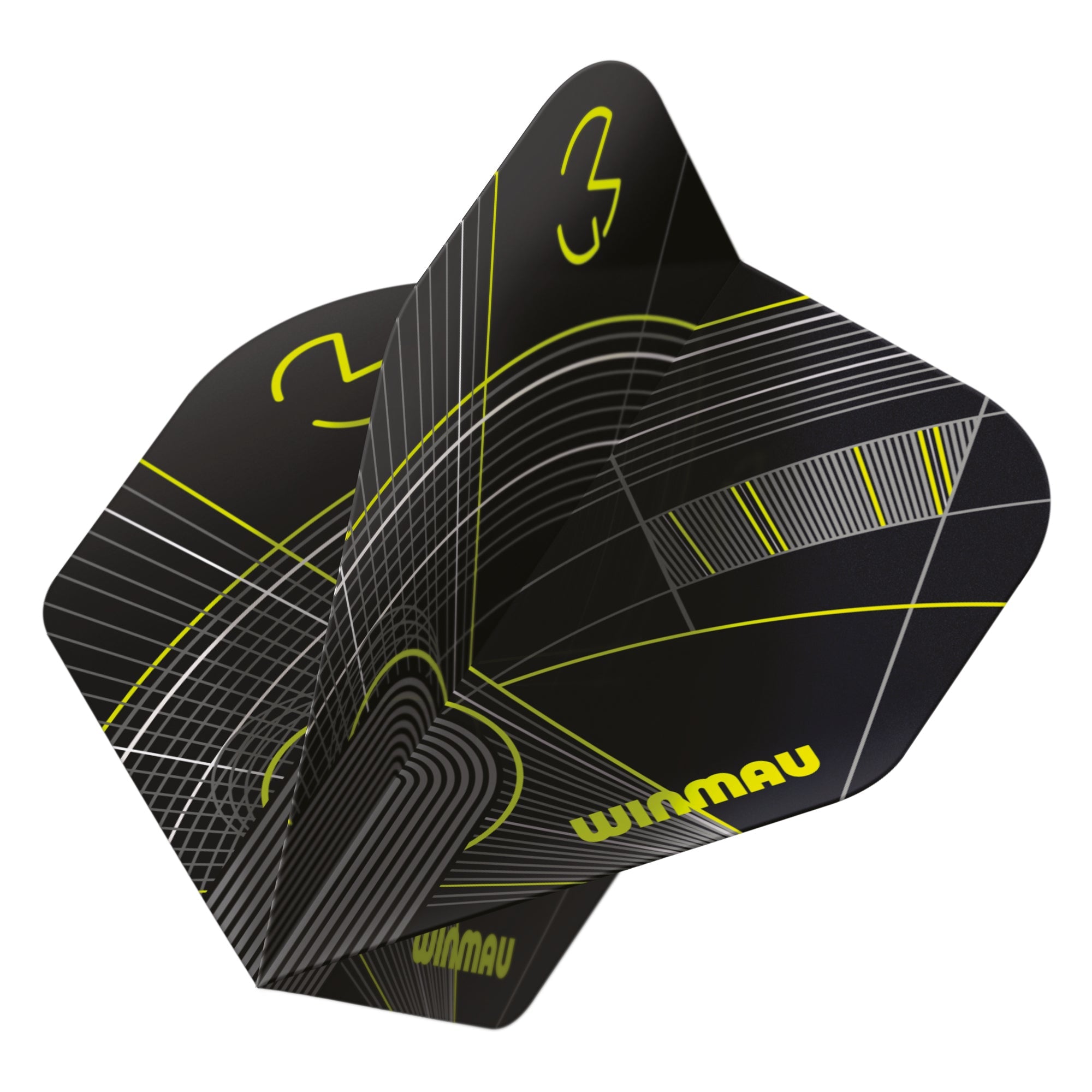 winmau-prism-delta-mvg-flights-schwarz-gr-n-standard image 1