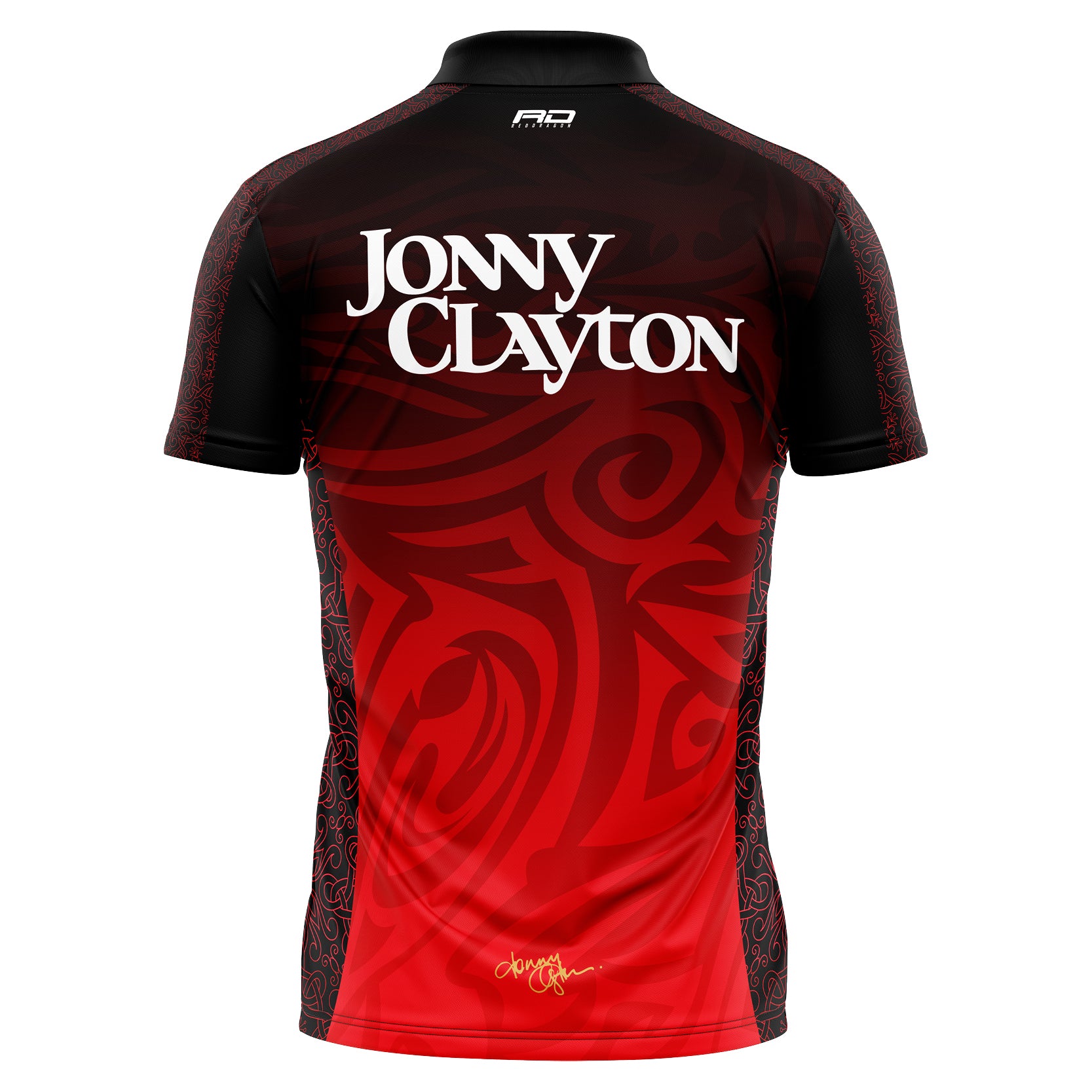 red-dragon-jonny-clayton-tour-polo-l-limited-edition image 2