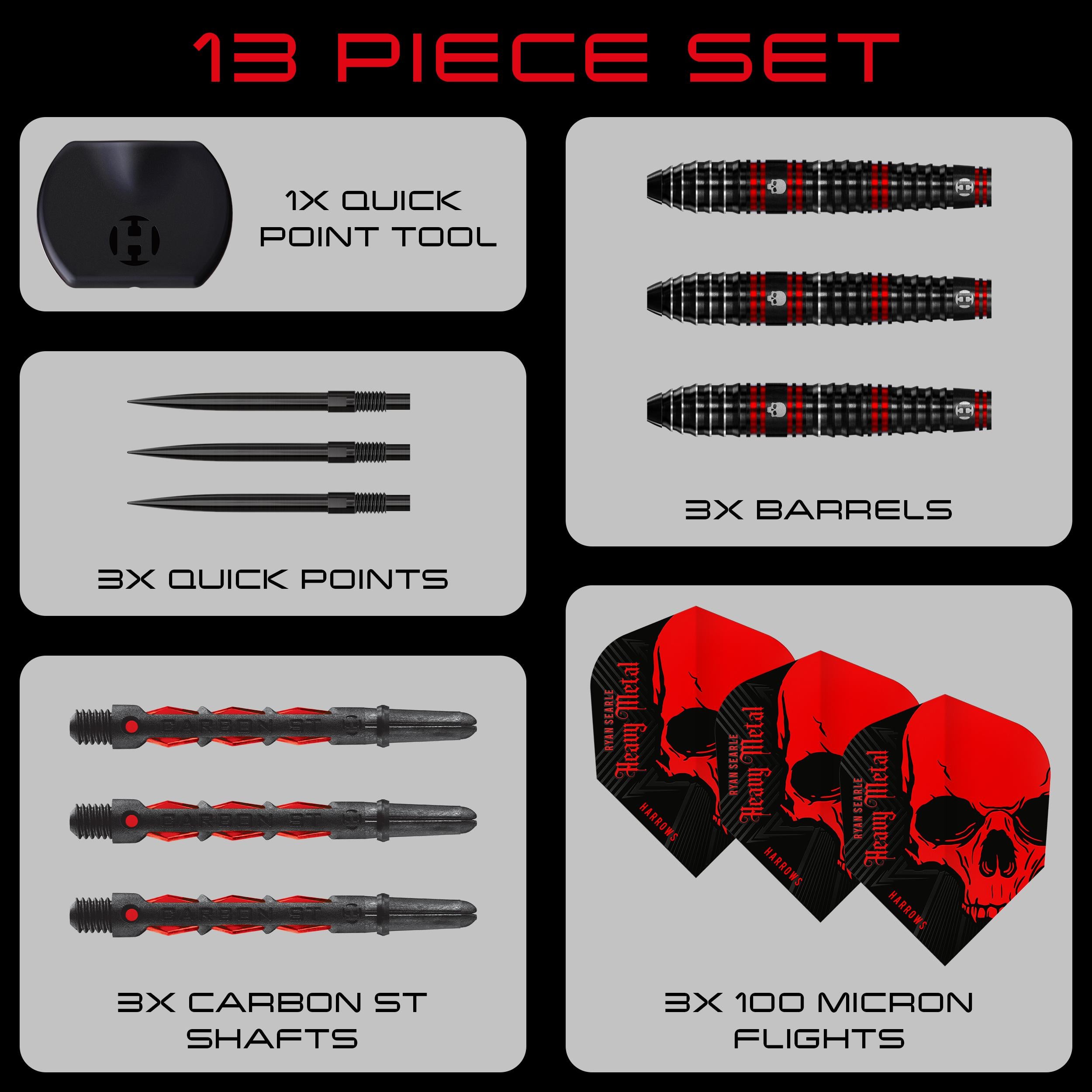 harrows-ryan-searle-steeldarts-24g-90-profi-shark-grip image 7
