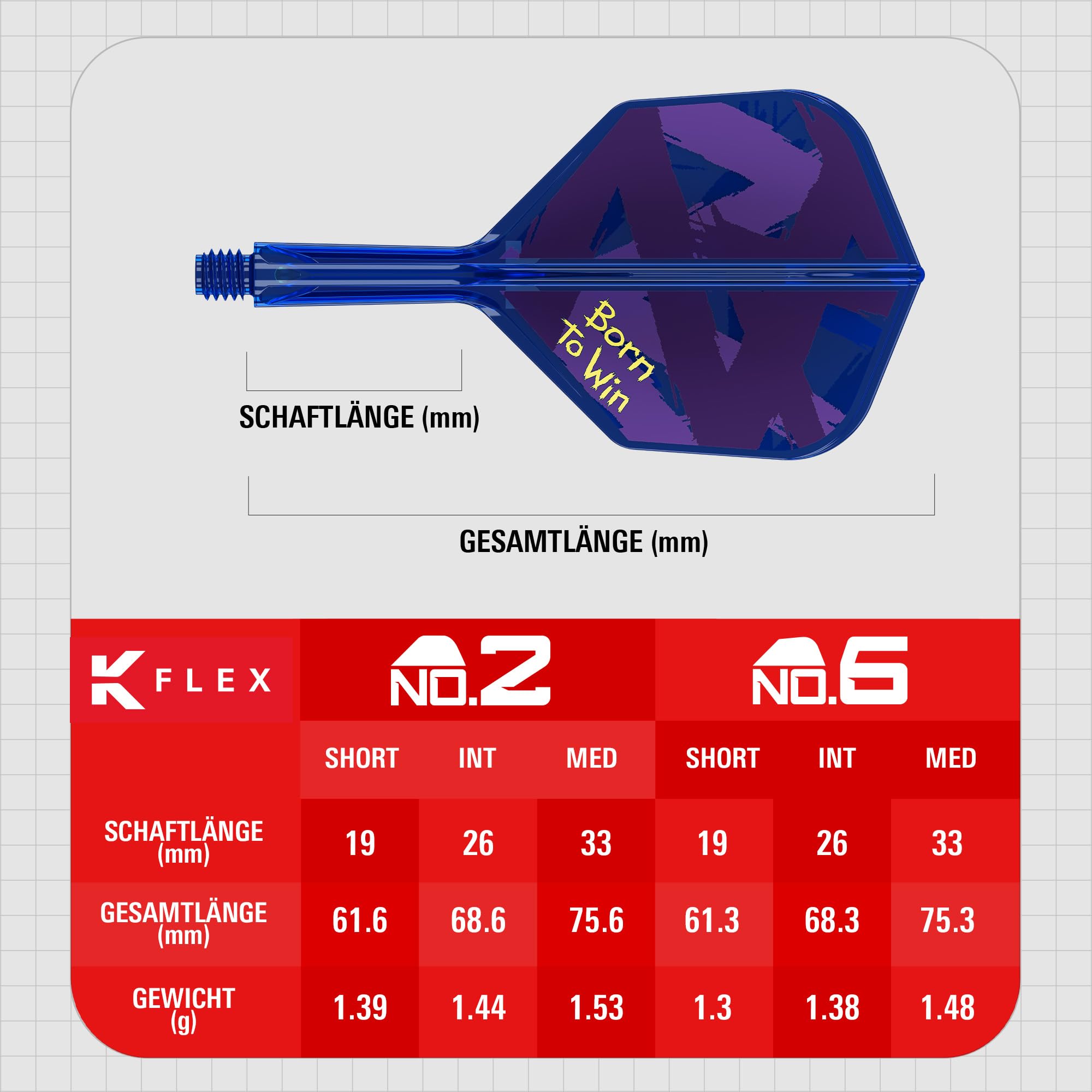 target-k-flex-luke-littler-born-to-win-flights-no-6-blau-violett image 4