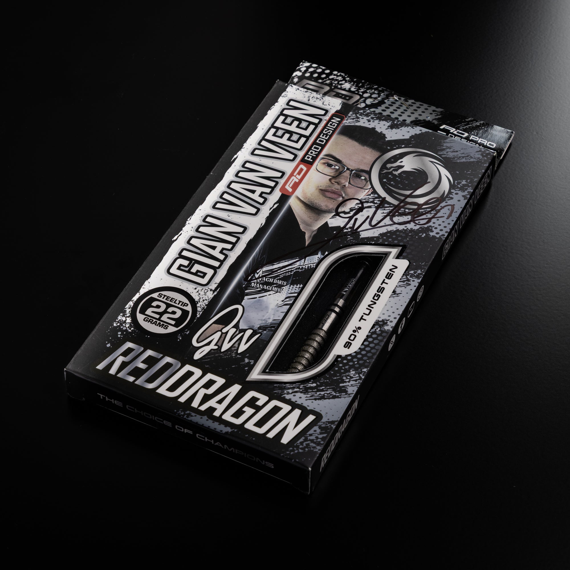 red-dragon-gian-van-veen-tour-edition-steeldarts-signiert image 2