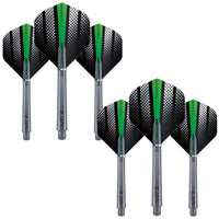 red-dragon-hardcore-green-flash-flights-shafts-set image 2