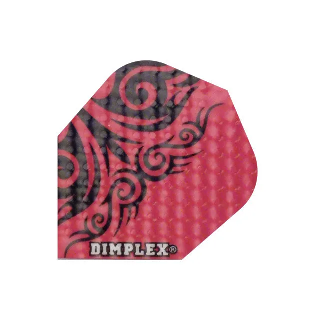 harrows-dimplex-tribal-red-flights-3er-set-standard image 1