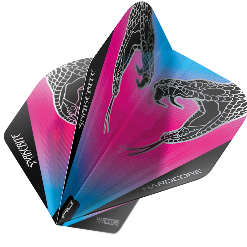 red-dragon-peter-wright-flights-standard-snake-schwarz-9er image 1