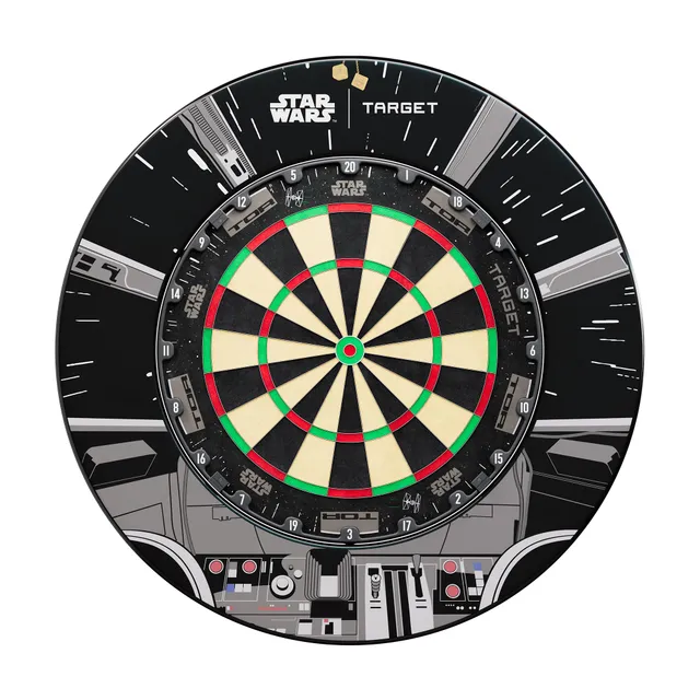 target-tor-star-wars-dartscheibe-sisal-set-mit-falcon-surround image 1