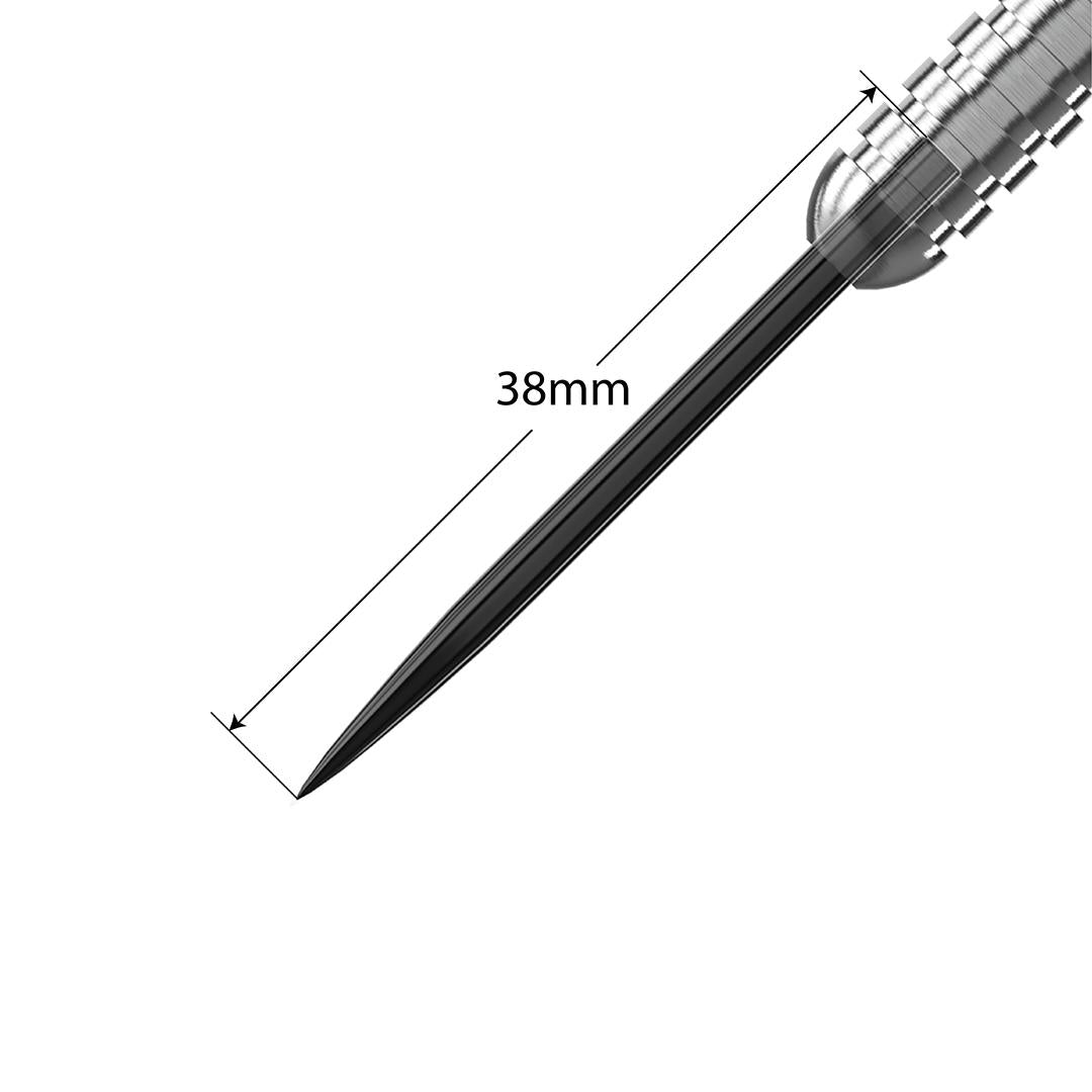 harrows-supergrip-black-steeltip-points-38mm-dartspitzen image 2