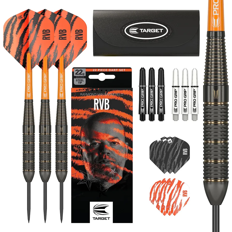 target-rvb-brass-steeldarts-22g-einsteiger-set-wallet image 1