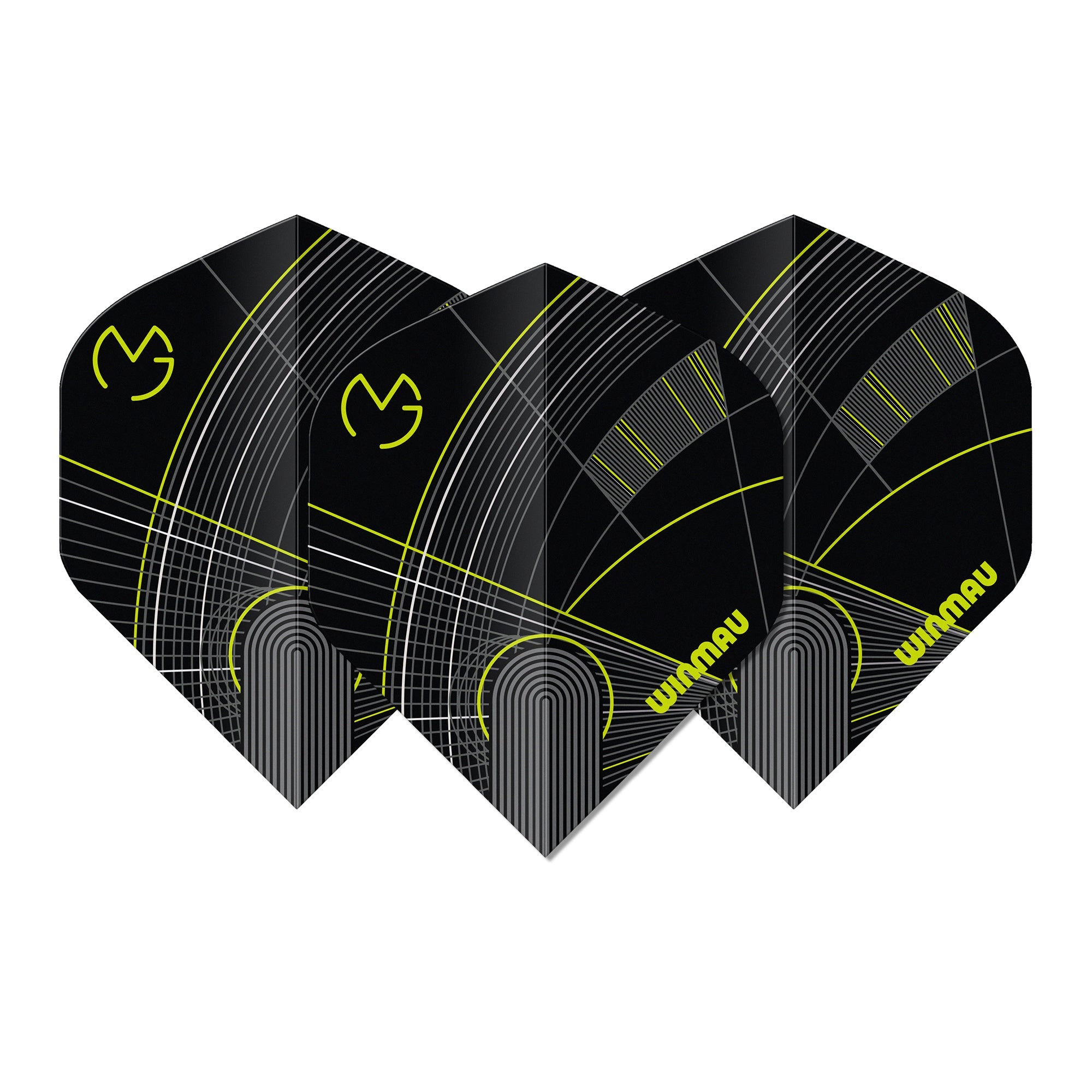 winmau-prism-delta-mvg-flights-schwarz-gr-n-standard image 2
