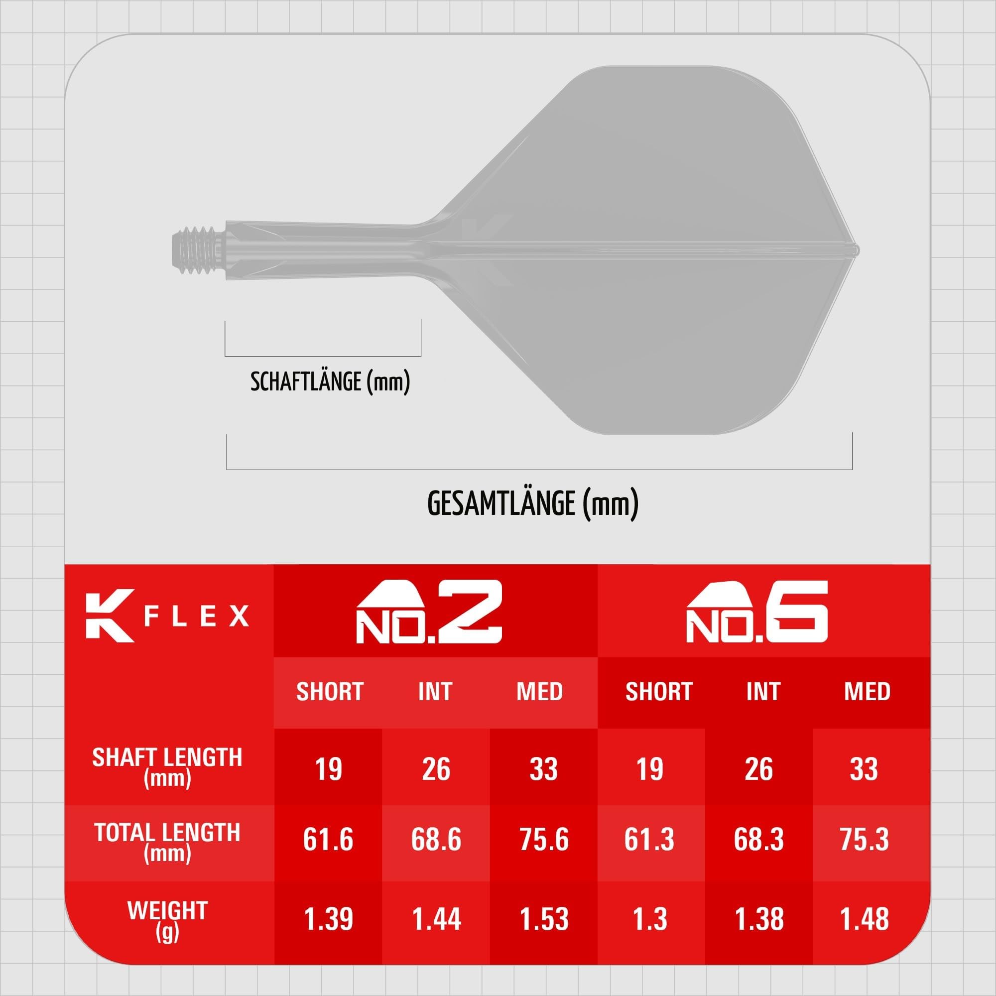target-k-flex-storm-trooper-flights-no-2-short-19mm image 4