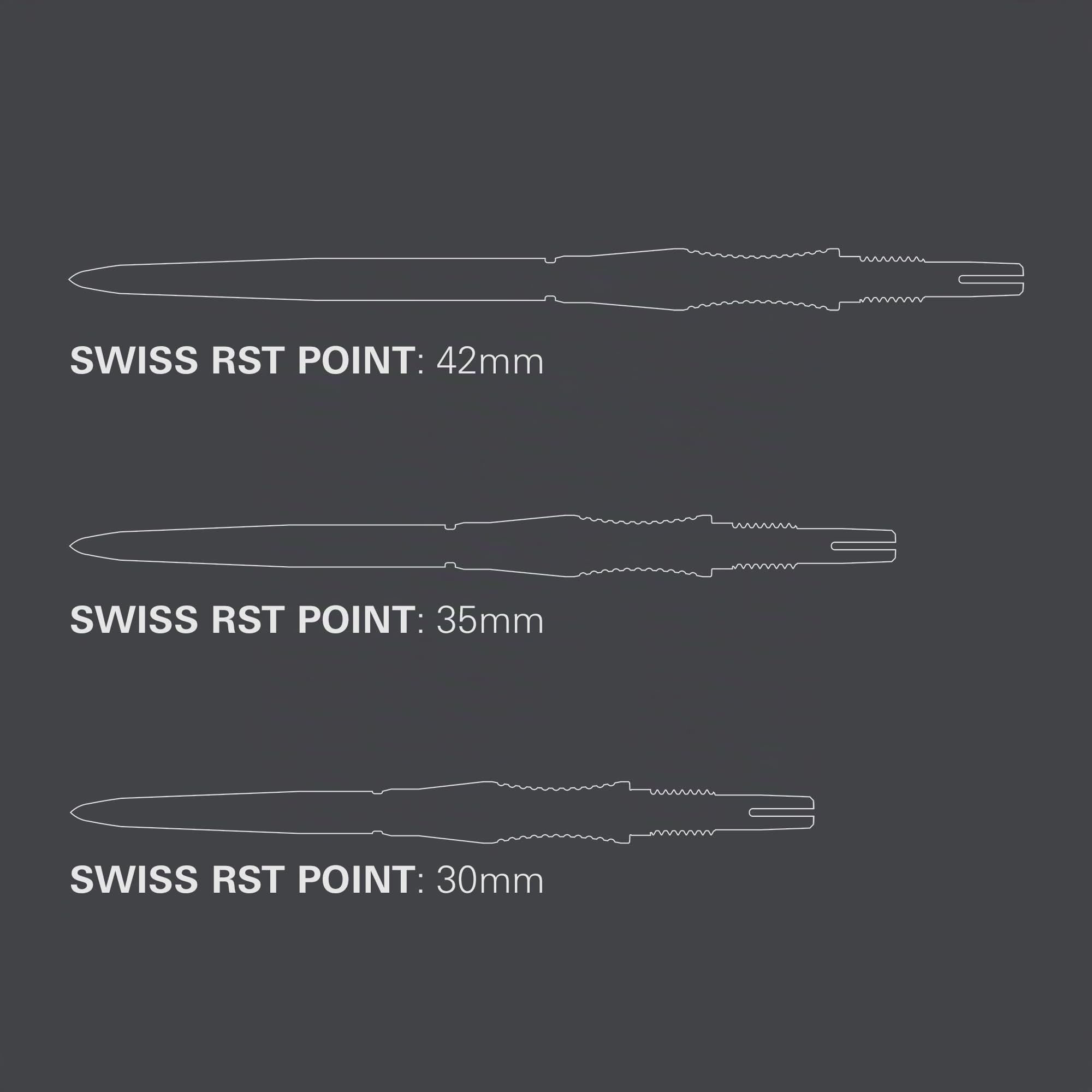 target-swiss-point-storm-rst-spitzen-gold-30mm image 3