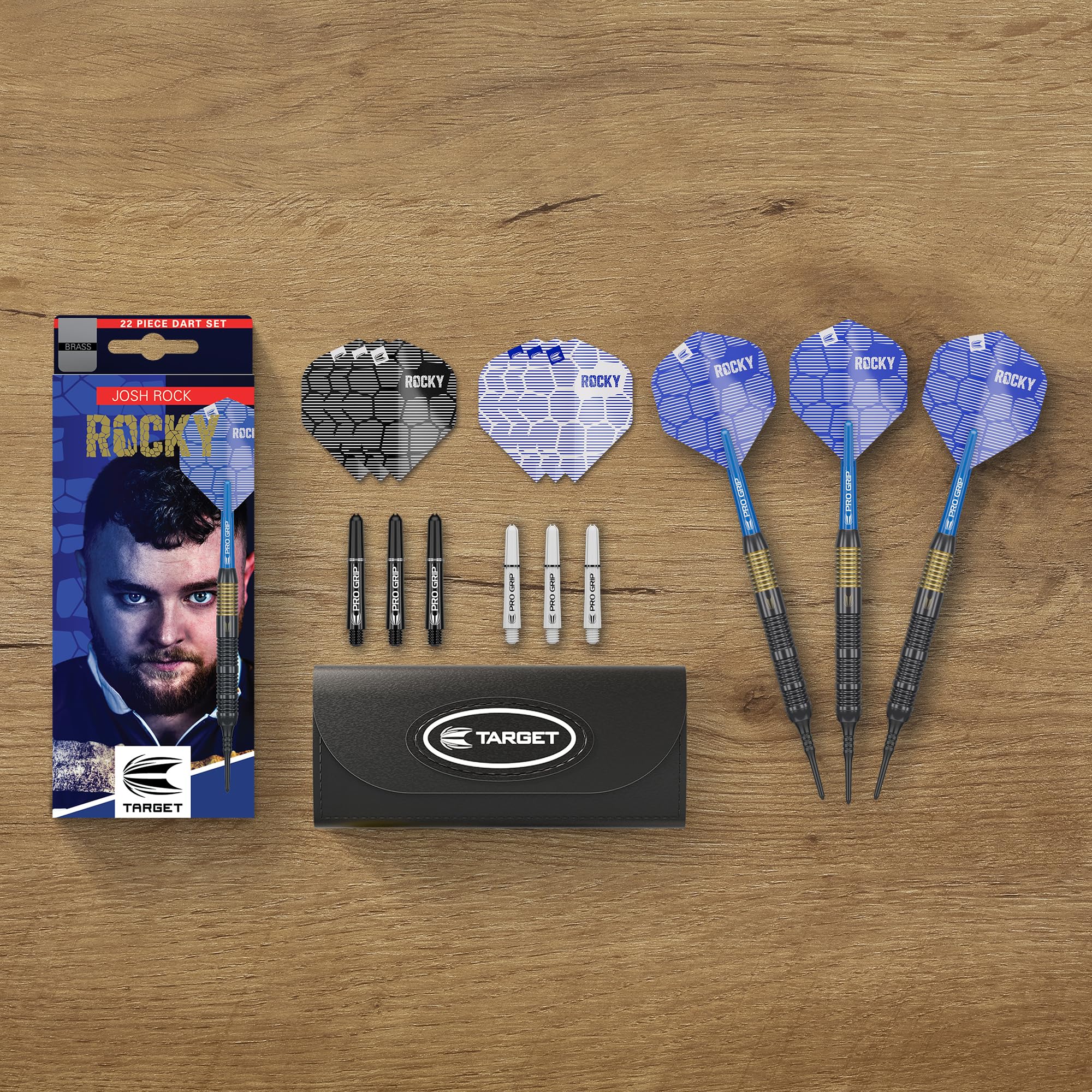 target-josh-rock-softdarts-18g-brass-set-mit-case-pixel image 6
