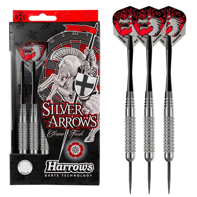 harrows-silver-arrows-steeldarts-20gk-r-ndel-griff image 1