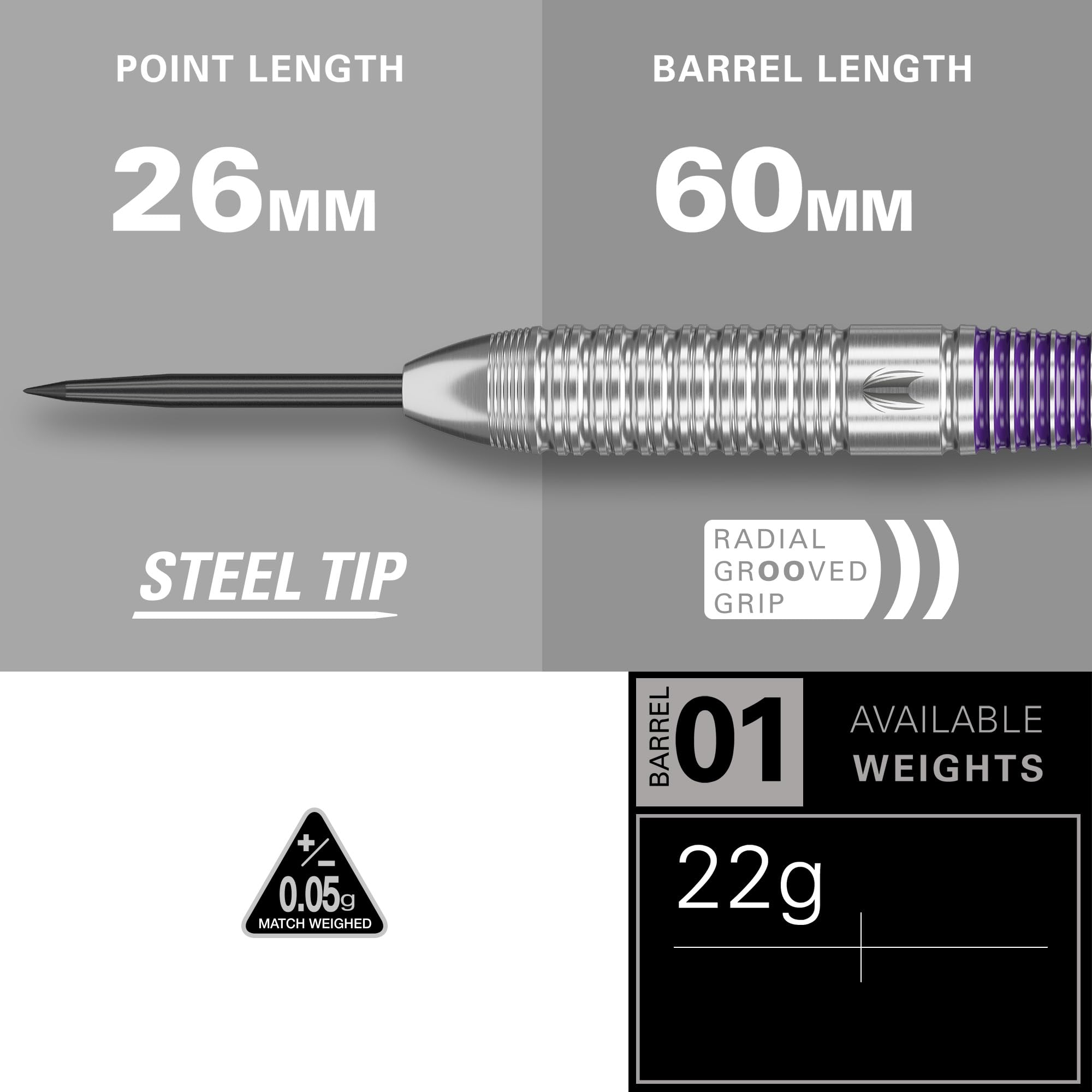 target-luke-littler-brass-steeldarts-22g-the-nuke-set image 3