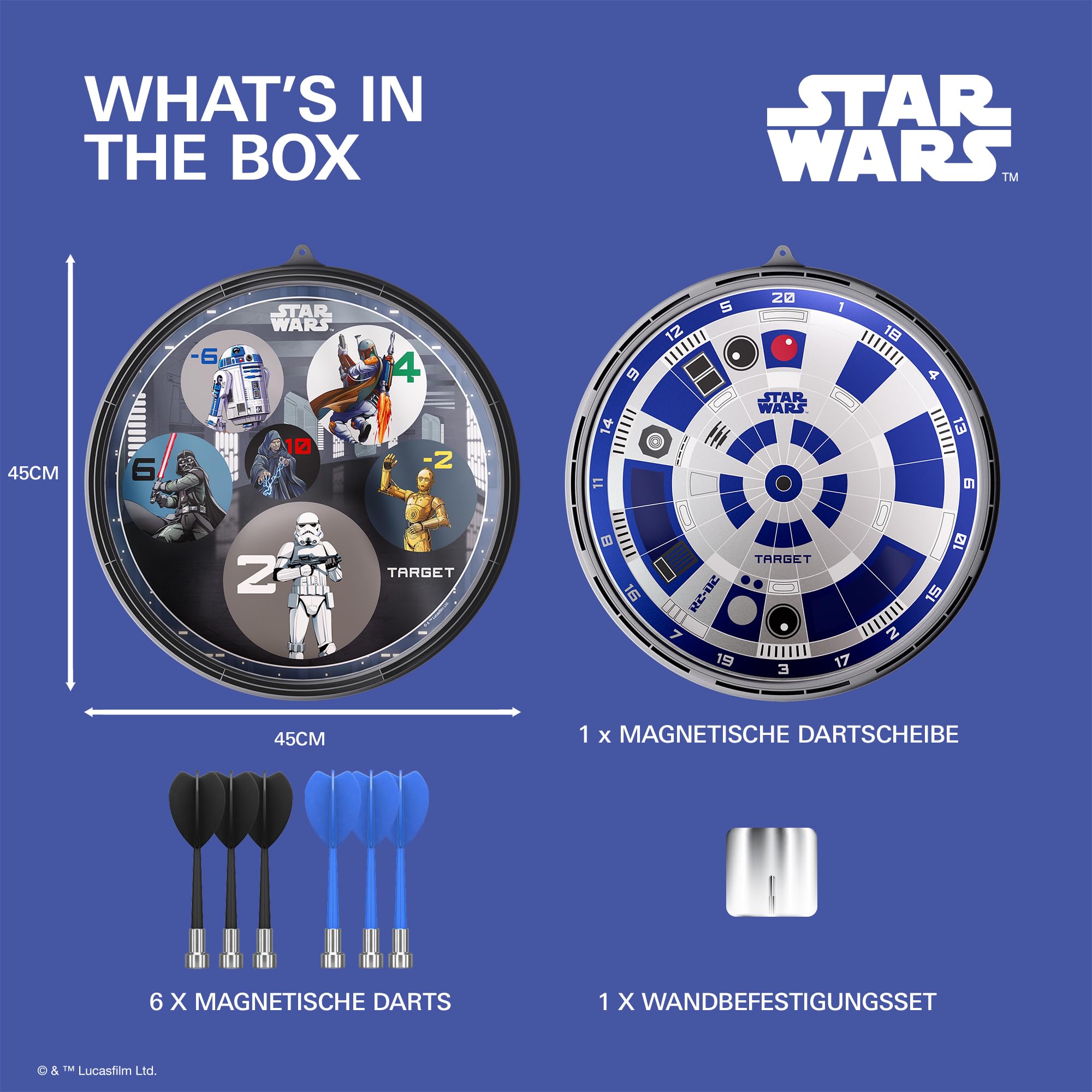 target-tor-star-wars-r2-d2-magnet-dartscheibe-kinder image 6