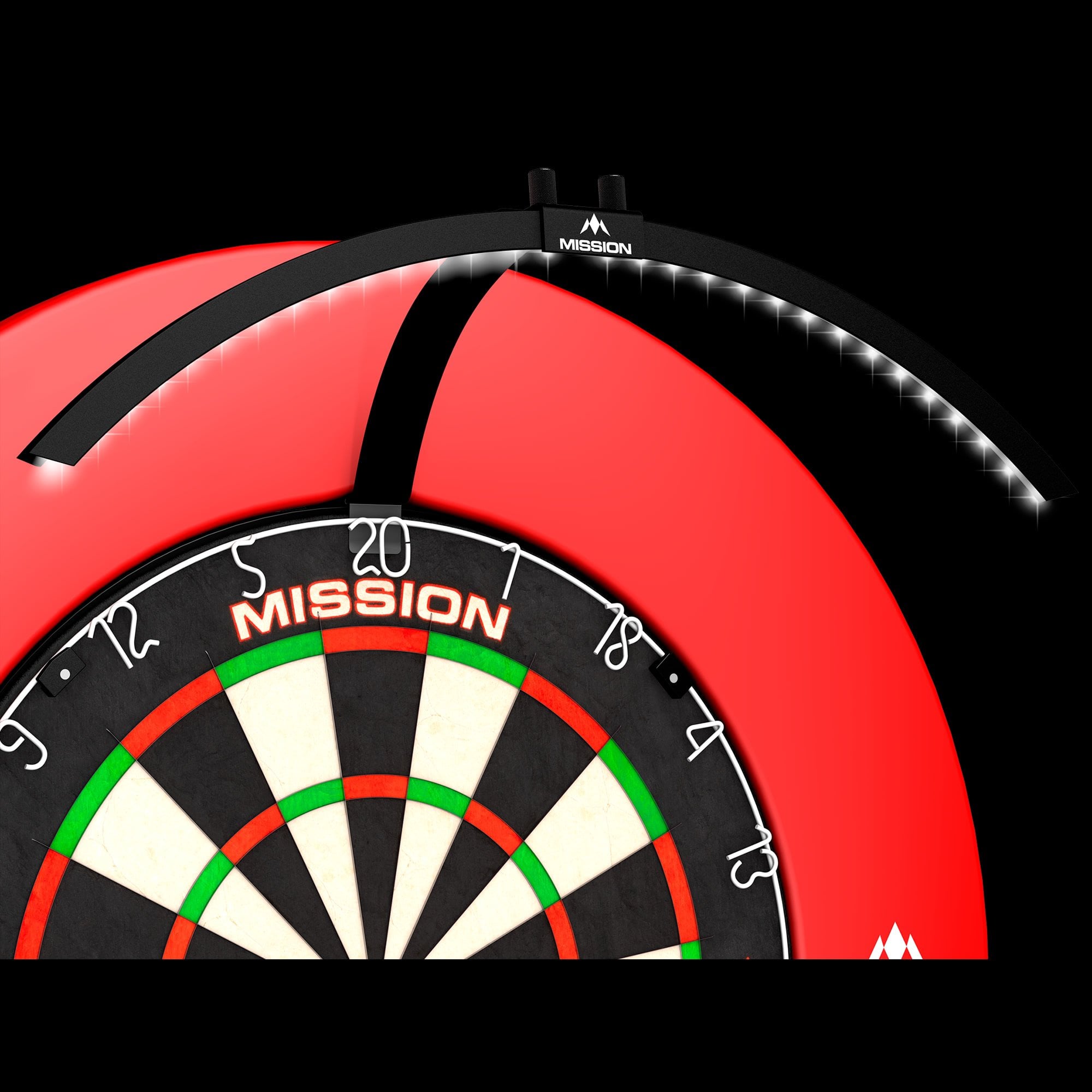 mission-torus-100-dartboard-beleuchtung-faltbar-schwarz-led image 6