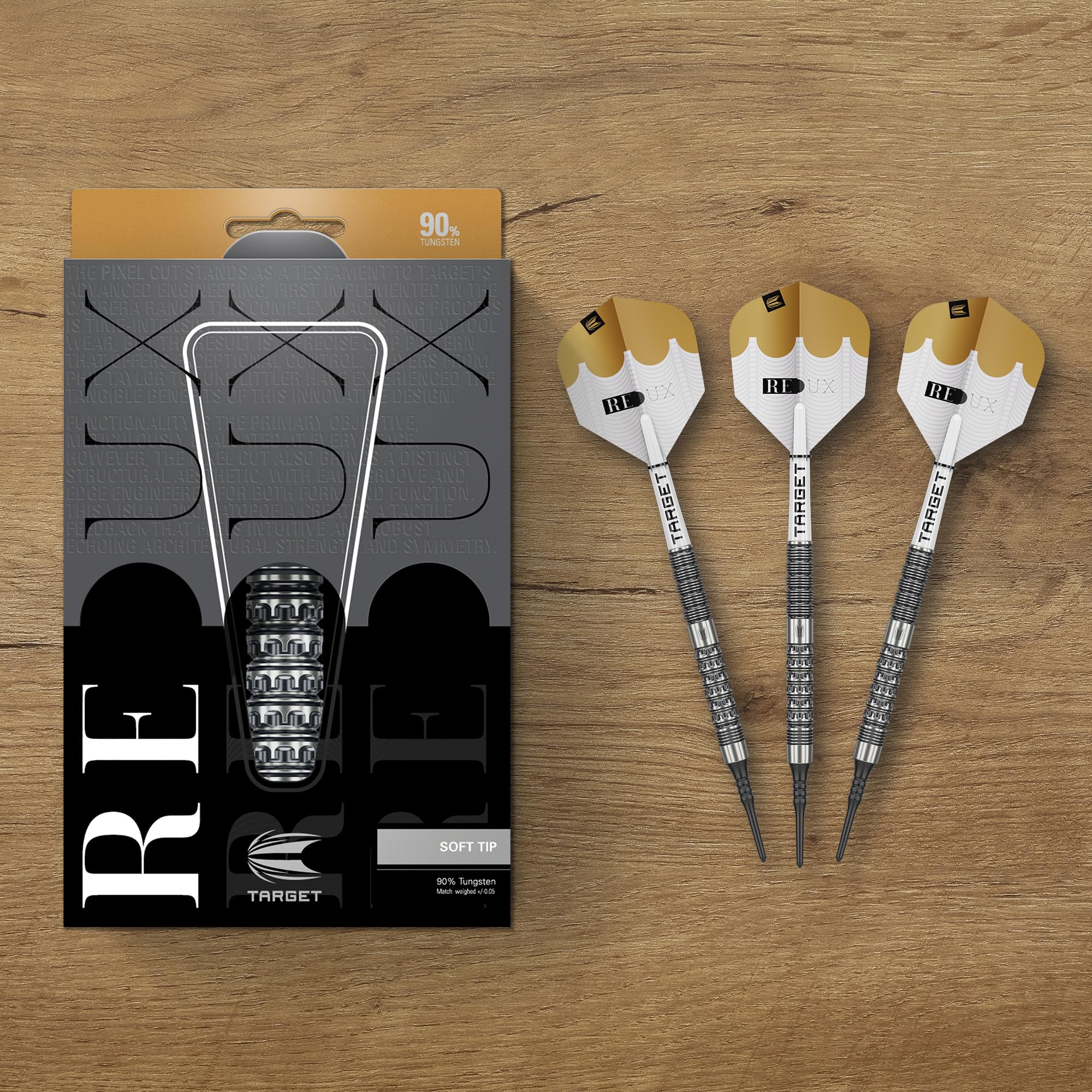 target-redux-softdarts-18g-90-tungsten-pixel-grip-set image 5