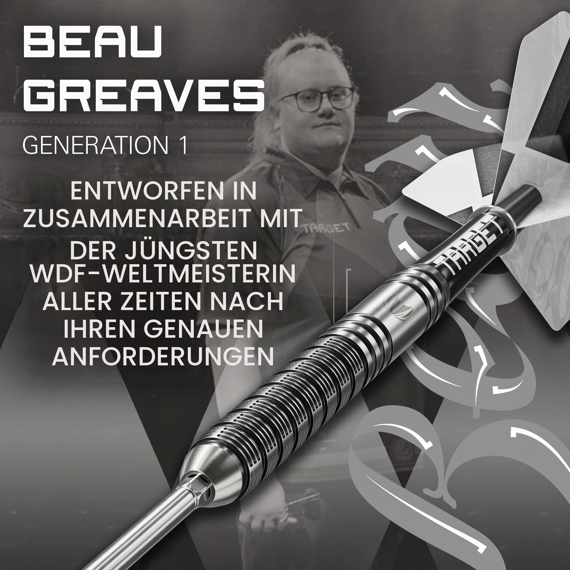 target-agora-beau-greaves-steeldarts-23g-90-tungsten-swiss-point image 2