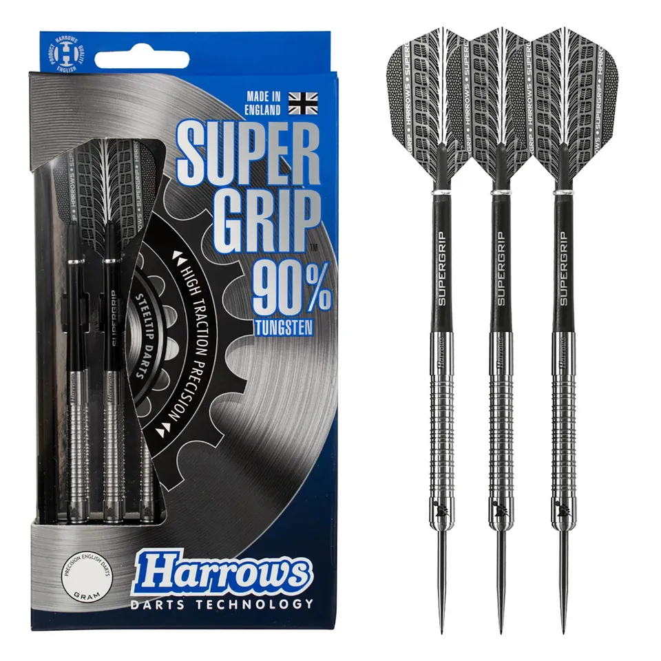 harrows-supergrip-90-steeldarts-23g-starker-grip image 1
