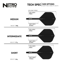 red-dragon-nitro-flite-flight-system-schwarz-3er-set-standard image 2