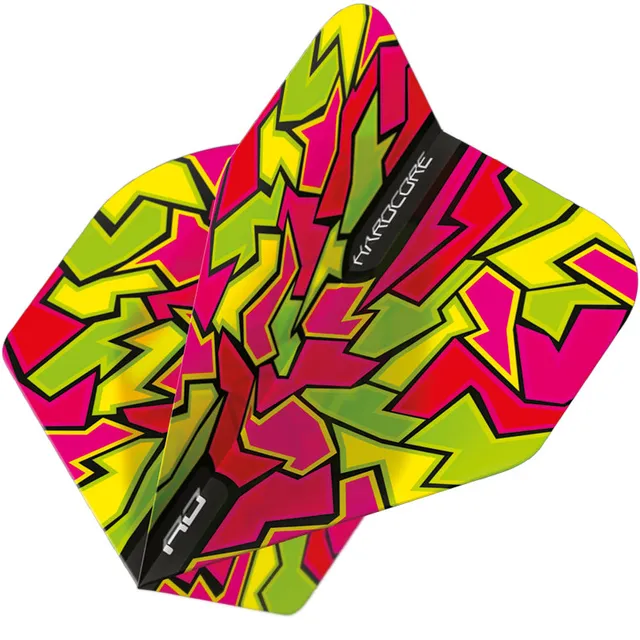 red-dragon-hardcore-red-crackle-radical-standard-flights-12er image 1