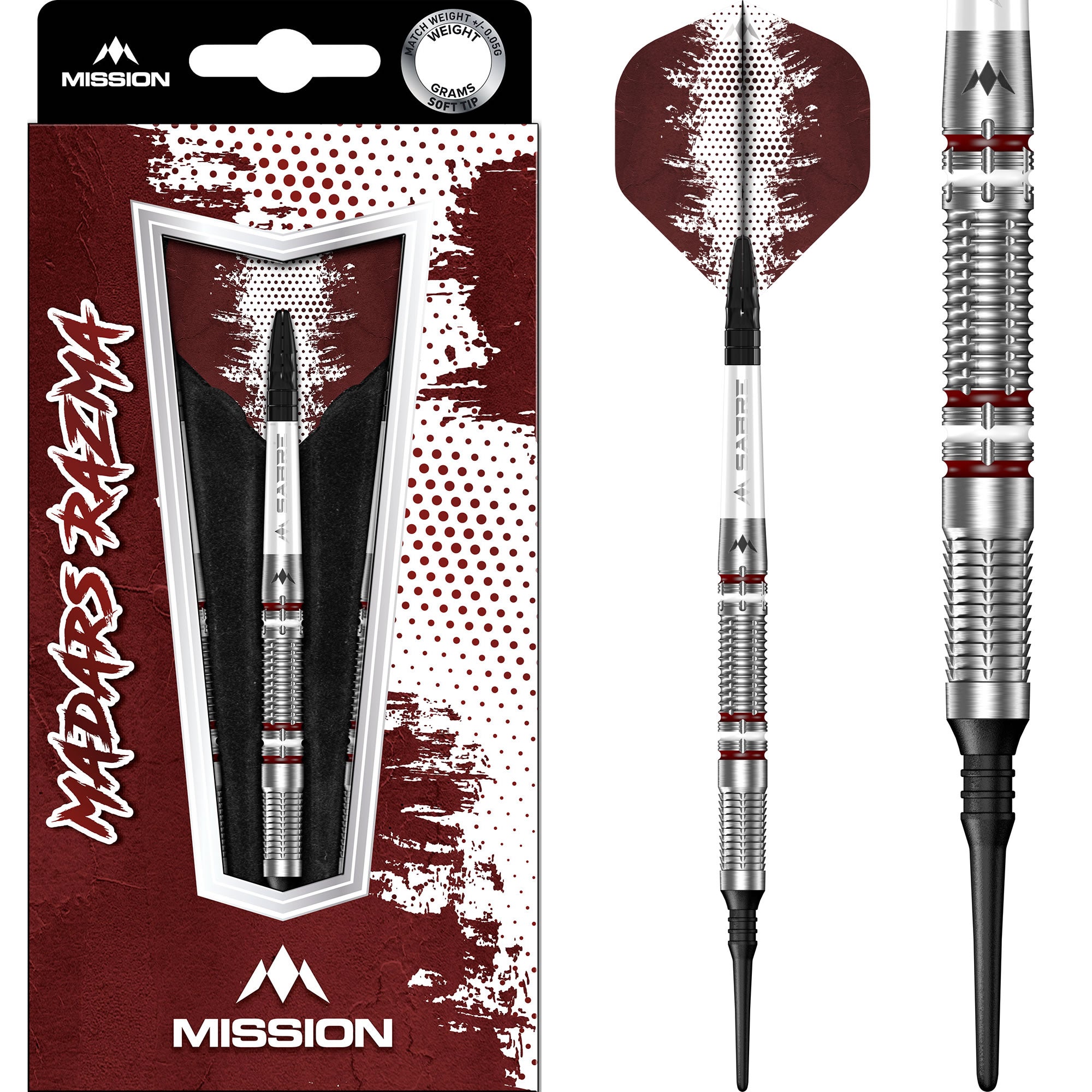 mission-madars-razma-softdarts-tungsten-21g-rot-wei image 1