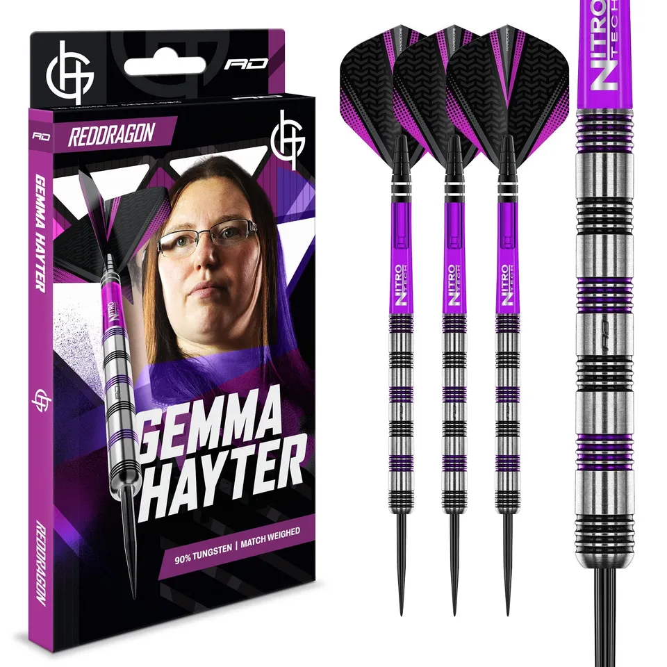 red-dragon-flightmasters-gemma-hayter-steeldarts-22g-ring-grip image 1