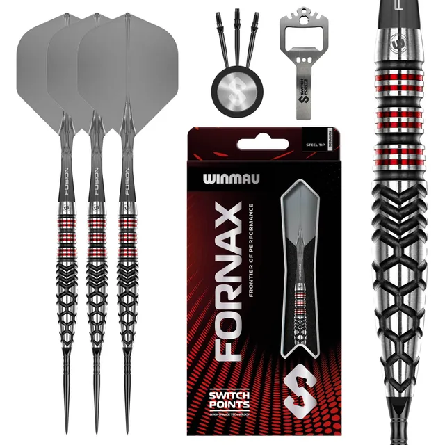 winmau-fornax-steeldarts-torpedo-23g-wolfram-rot image 1