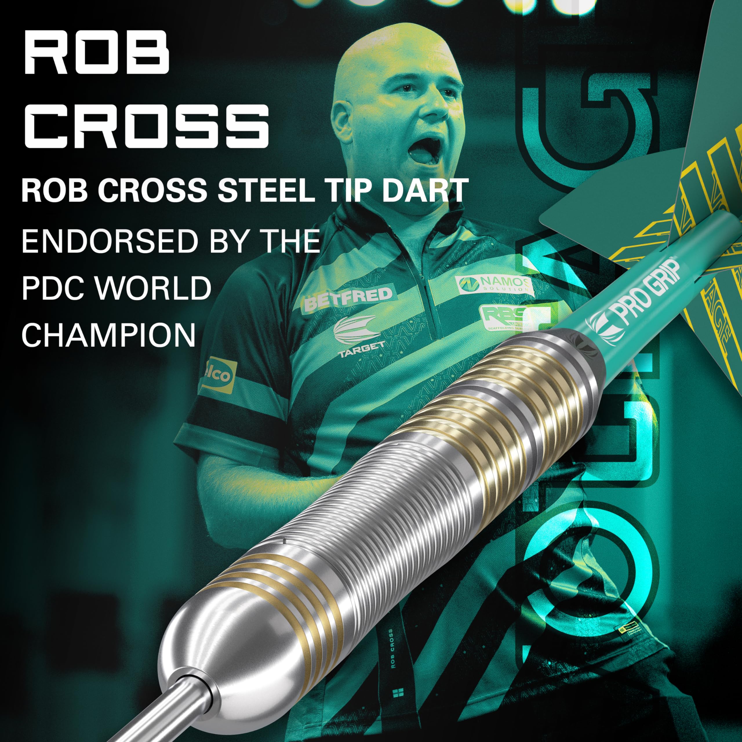 target-rob-cross-22g-messing-steeldarts-set-mit-wallet image 2