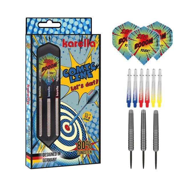 karella-comic-line-cl-1-steeldart-22g-80-tungsten image 1