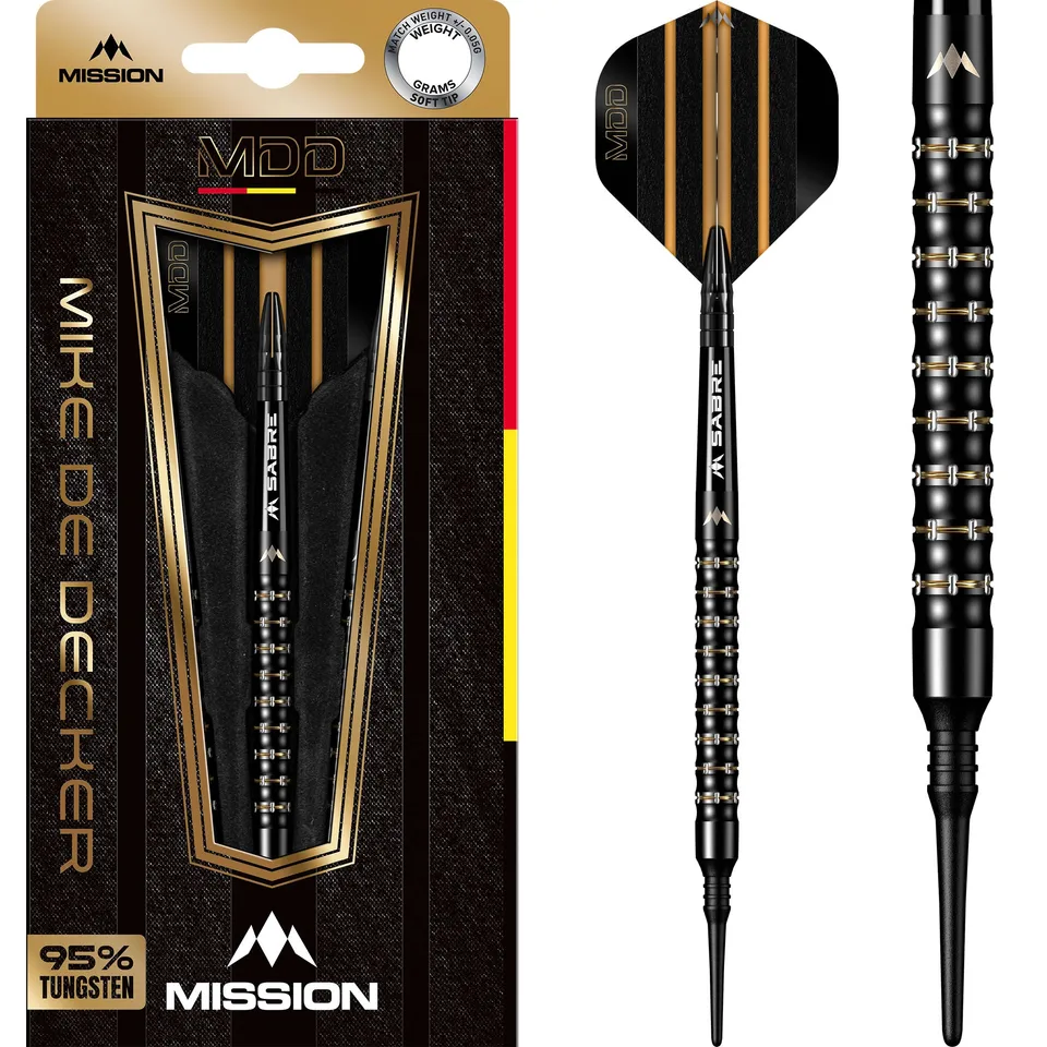 mission-mike-de-decker-softdarts-20g-95-black-gold image 1