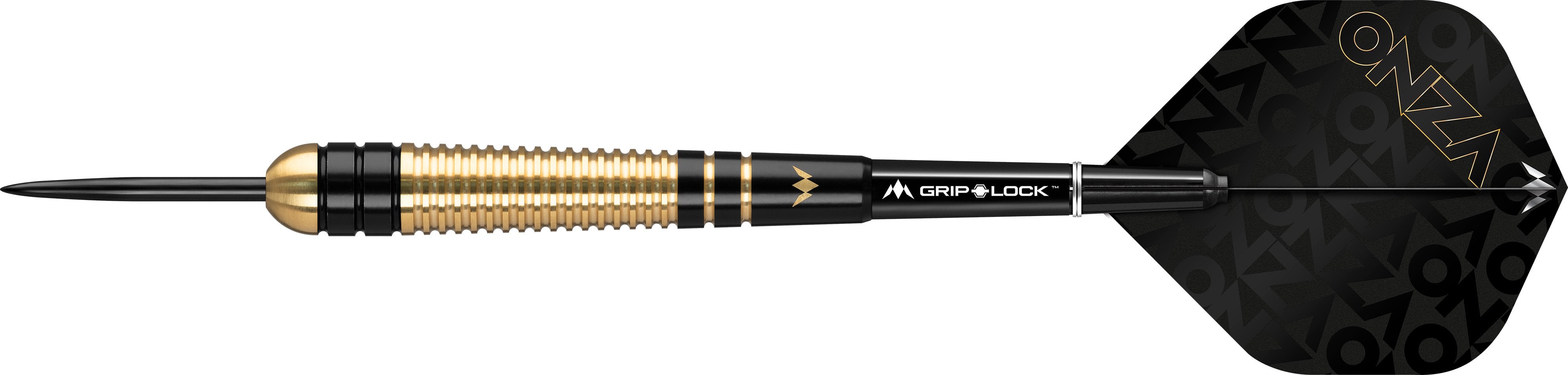 mission-onza-m2-steeldarts-22g-messing-schwarz-gold image 2