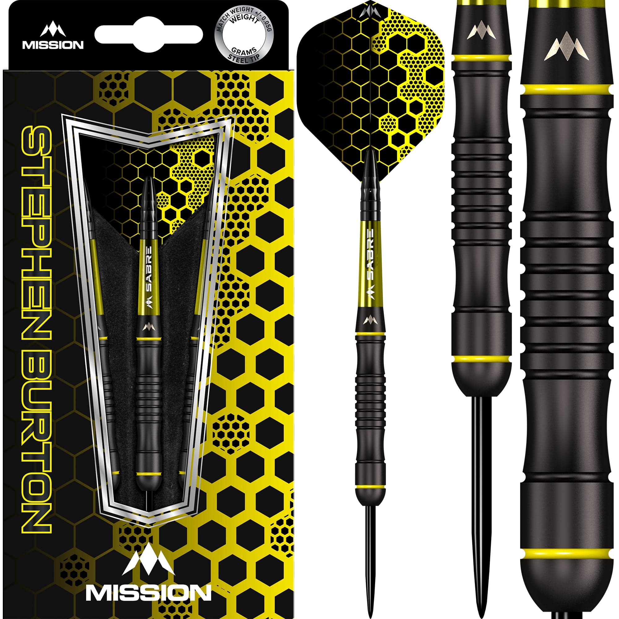 mission-stephen-burton-steeldarts-90-black-titanium-23g image 6