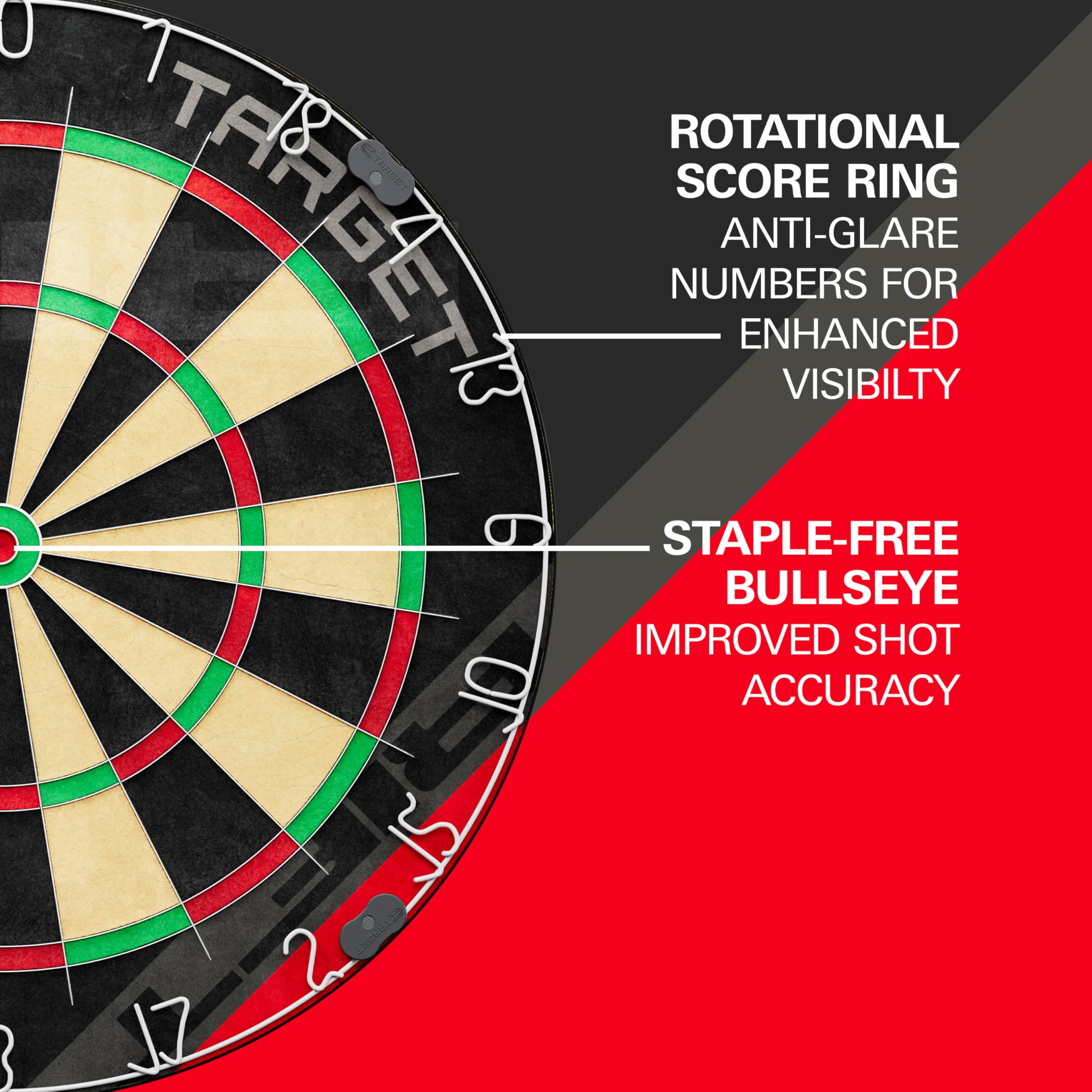 target-tor-rift-dartscheibe-sisal-set-mit-6x-17g-messingdarts image 4