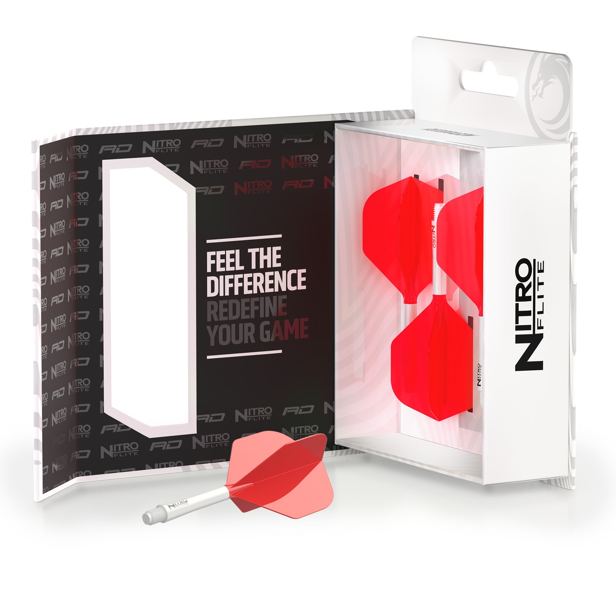 red-dragon-nitro-flite-short-flights-wei-rot-integriert image 5