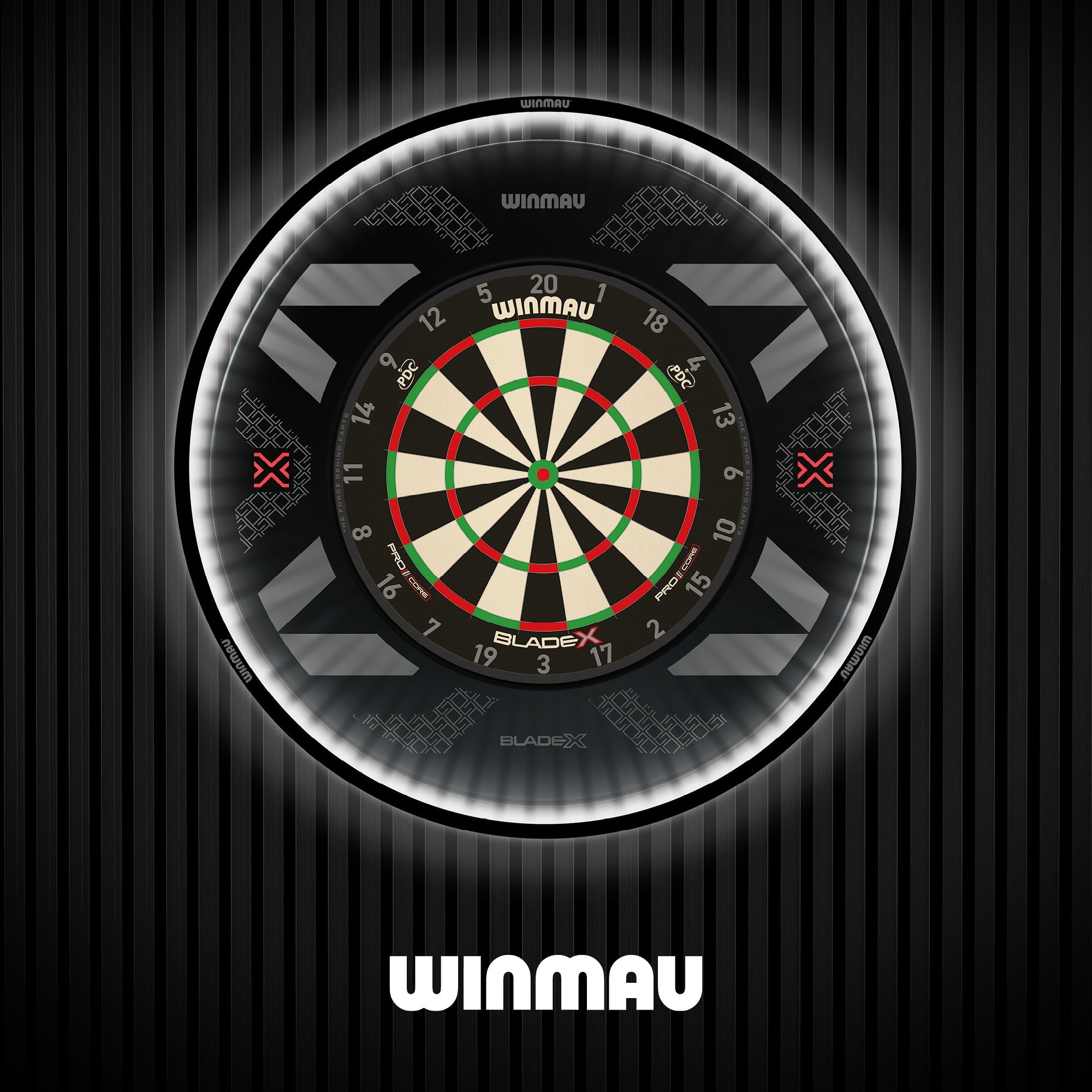 winmau-blade-x-surround-auffangring-schwarz-wandschutz image 7