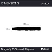 red-dragon-dragonfly-95-steeldarts-tapered-schwarz-95-tungsten image 5