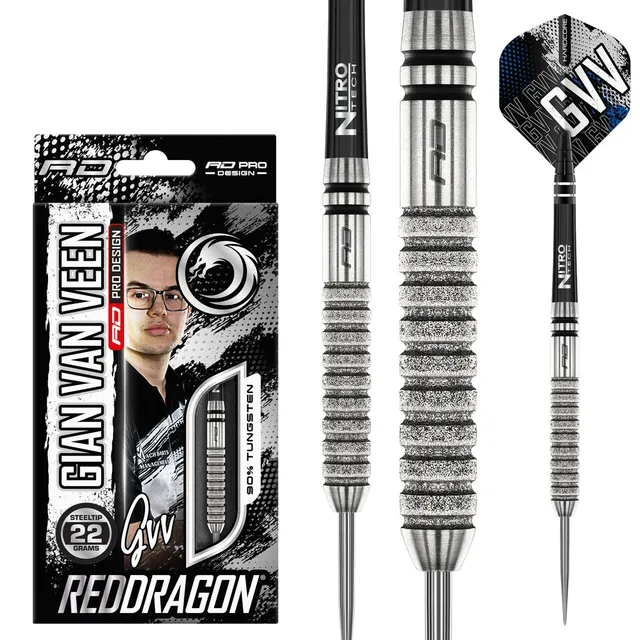 red-dragon-gian-van-veen-tour-edition-90-steeldarts image 1
