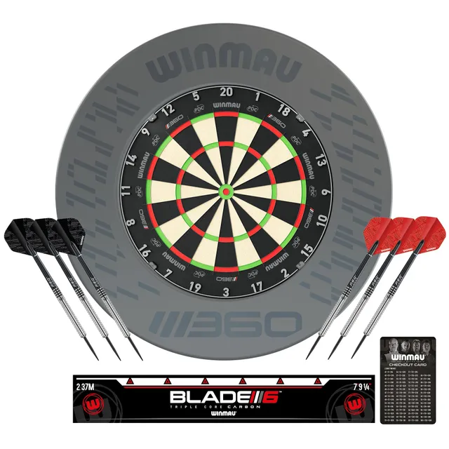 winmau-blade-360-surround-set-dartscheibe-mit-ring image 1