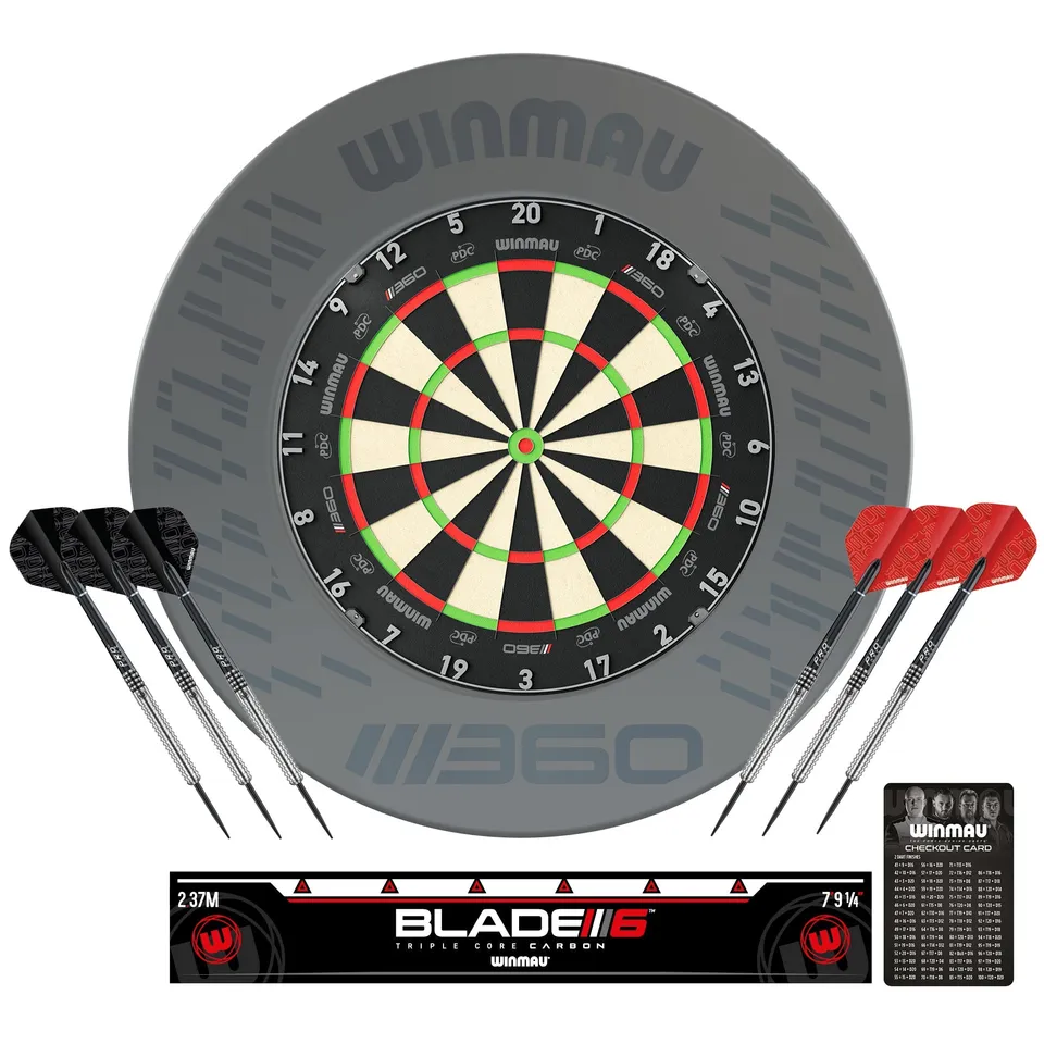 winmau-blade-360-surround-set-dartscheibe-mit-ring image 1