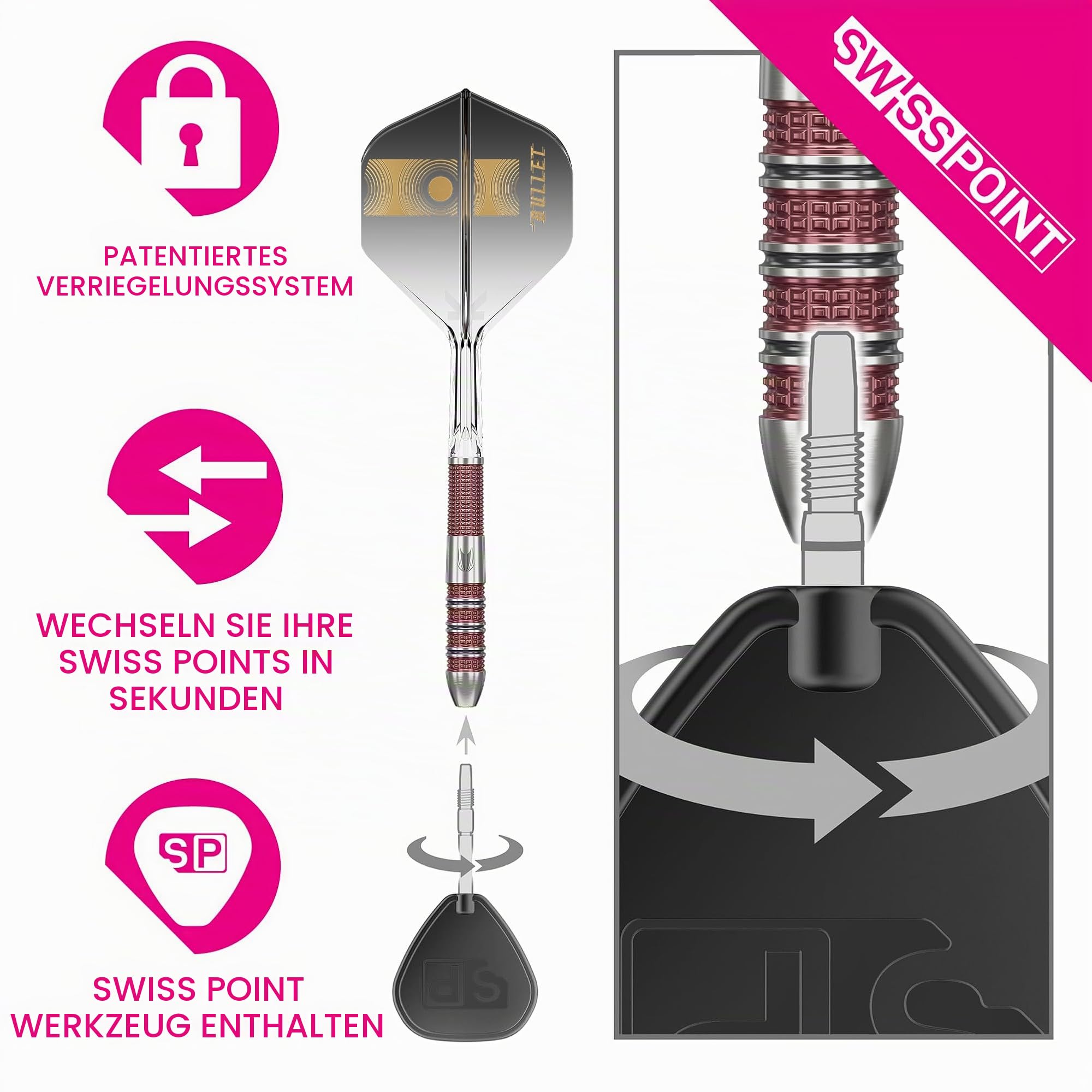 target-stephen-bunting-95k-steeldarts-18-g-the-bullet image 4