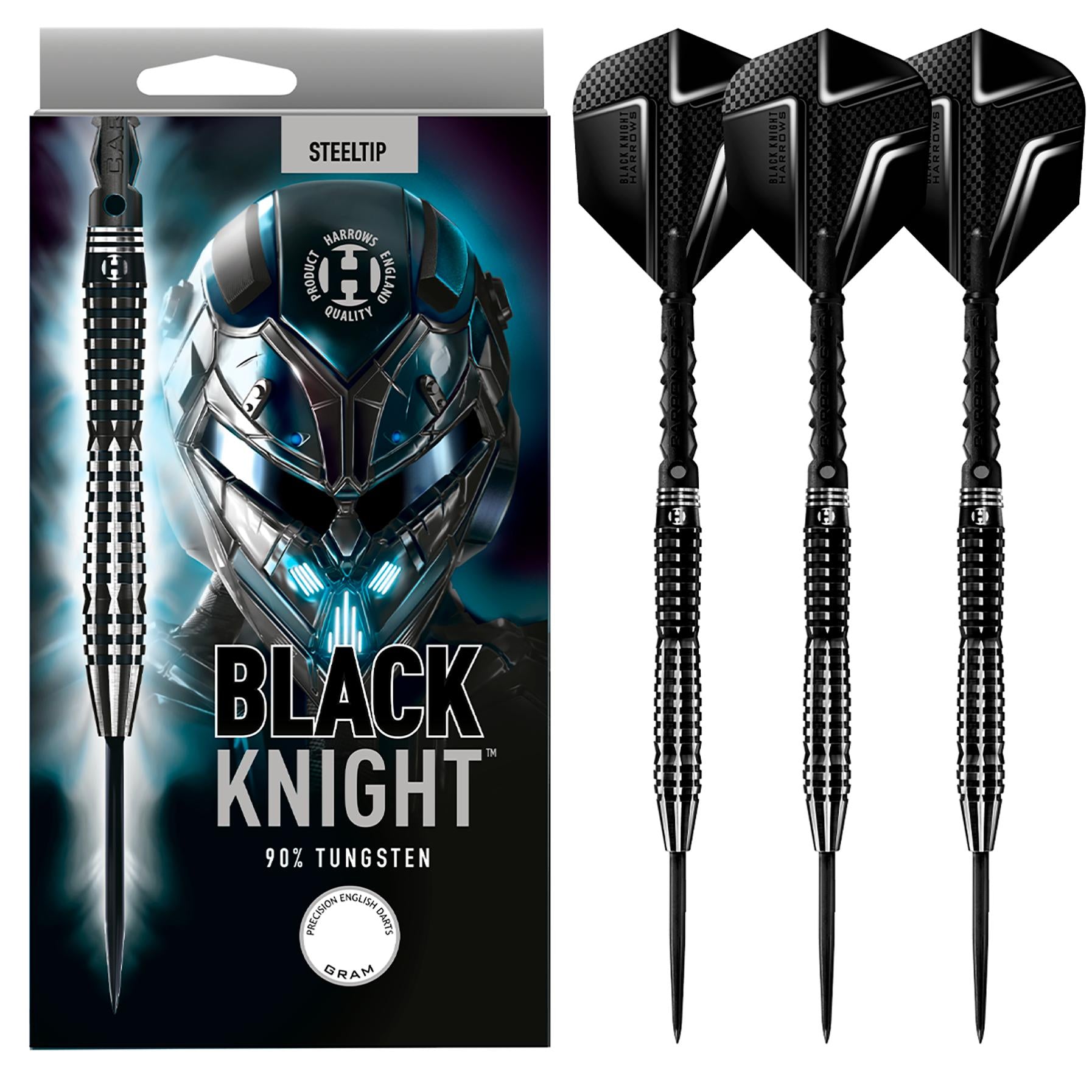 harrows-black-knight-90-steeldarts-23g-tungsten image 1