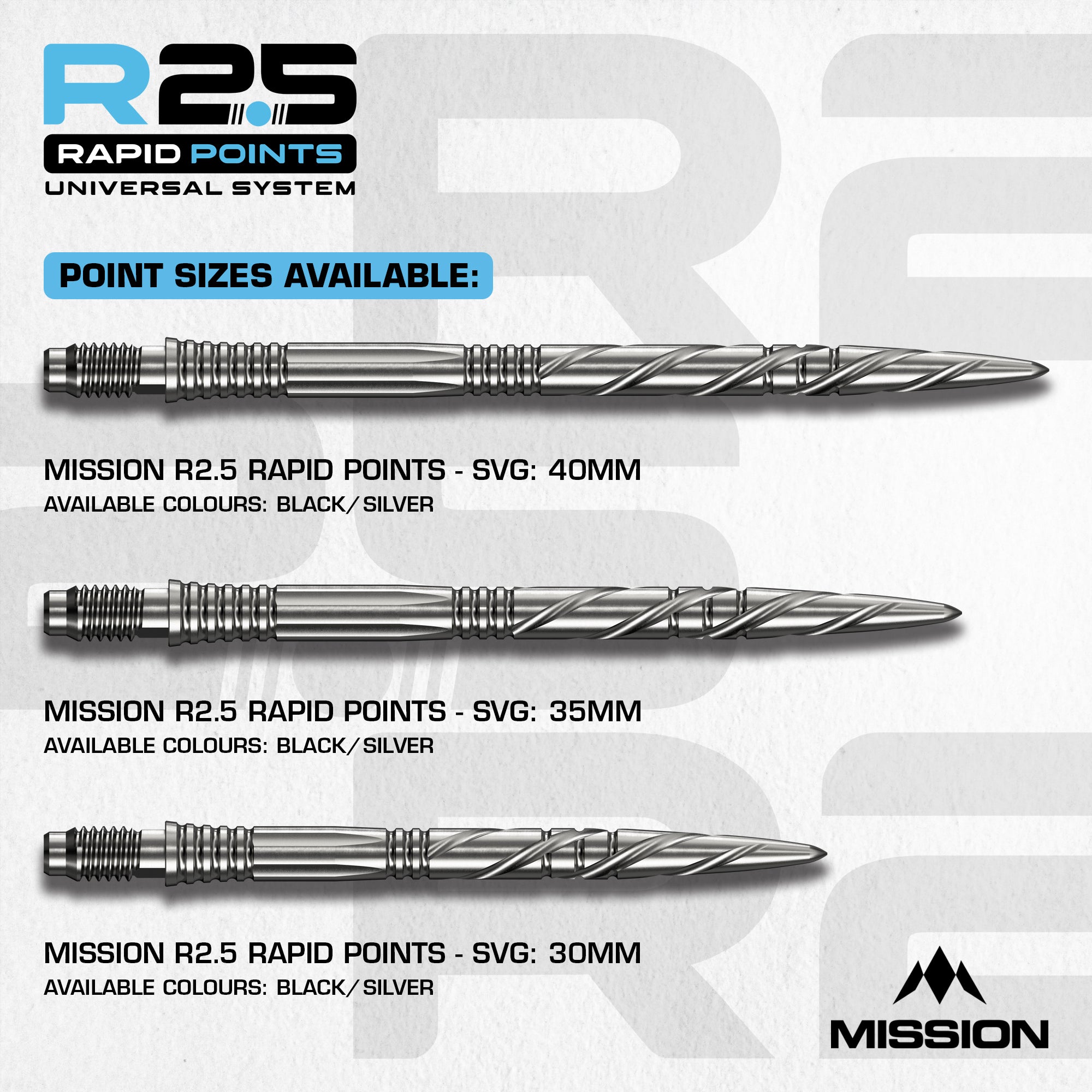 mission-r2-5-rapid-dartspitzen-sgv-silber-30mm image 4