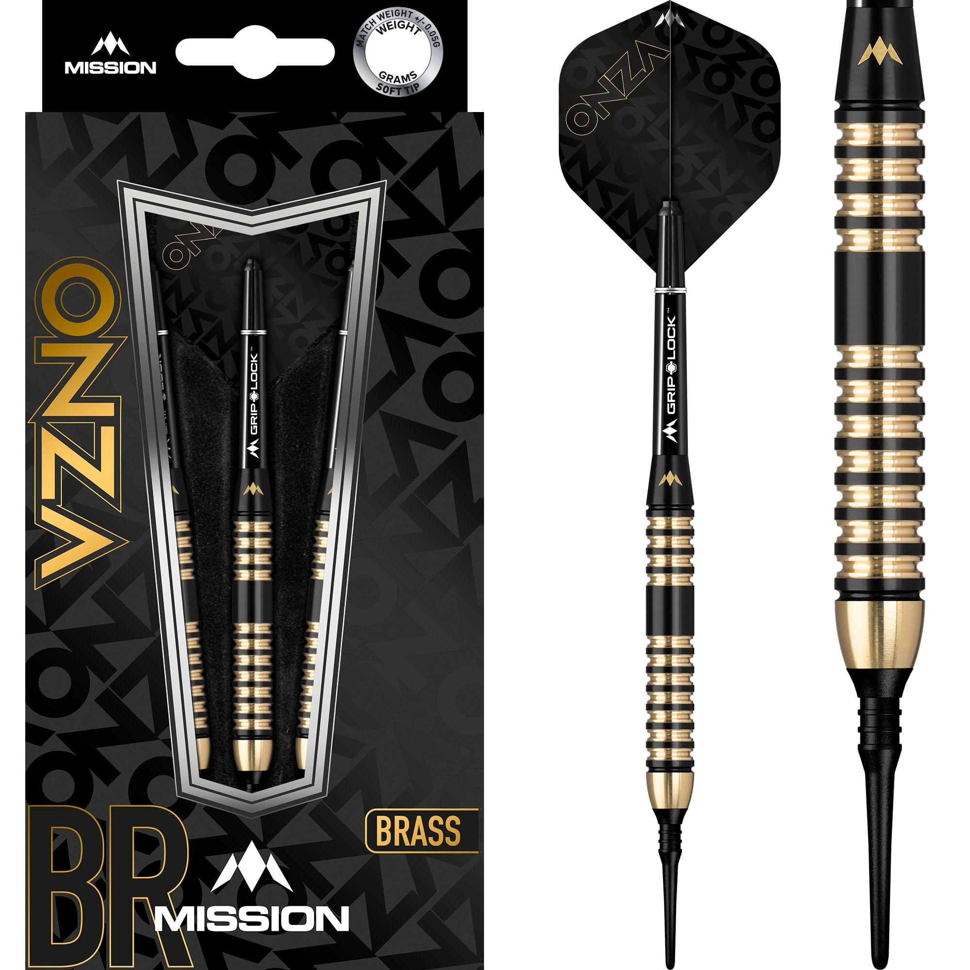 mission-onza-softdart-19g-m4-black-gold-messing image 1