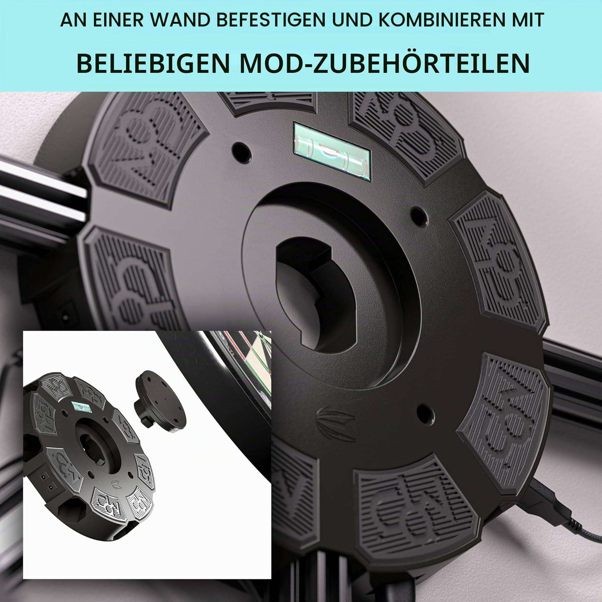 target-mod-hub-bracket-dartboard-halterung-system image 3