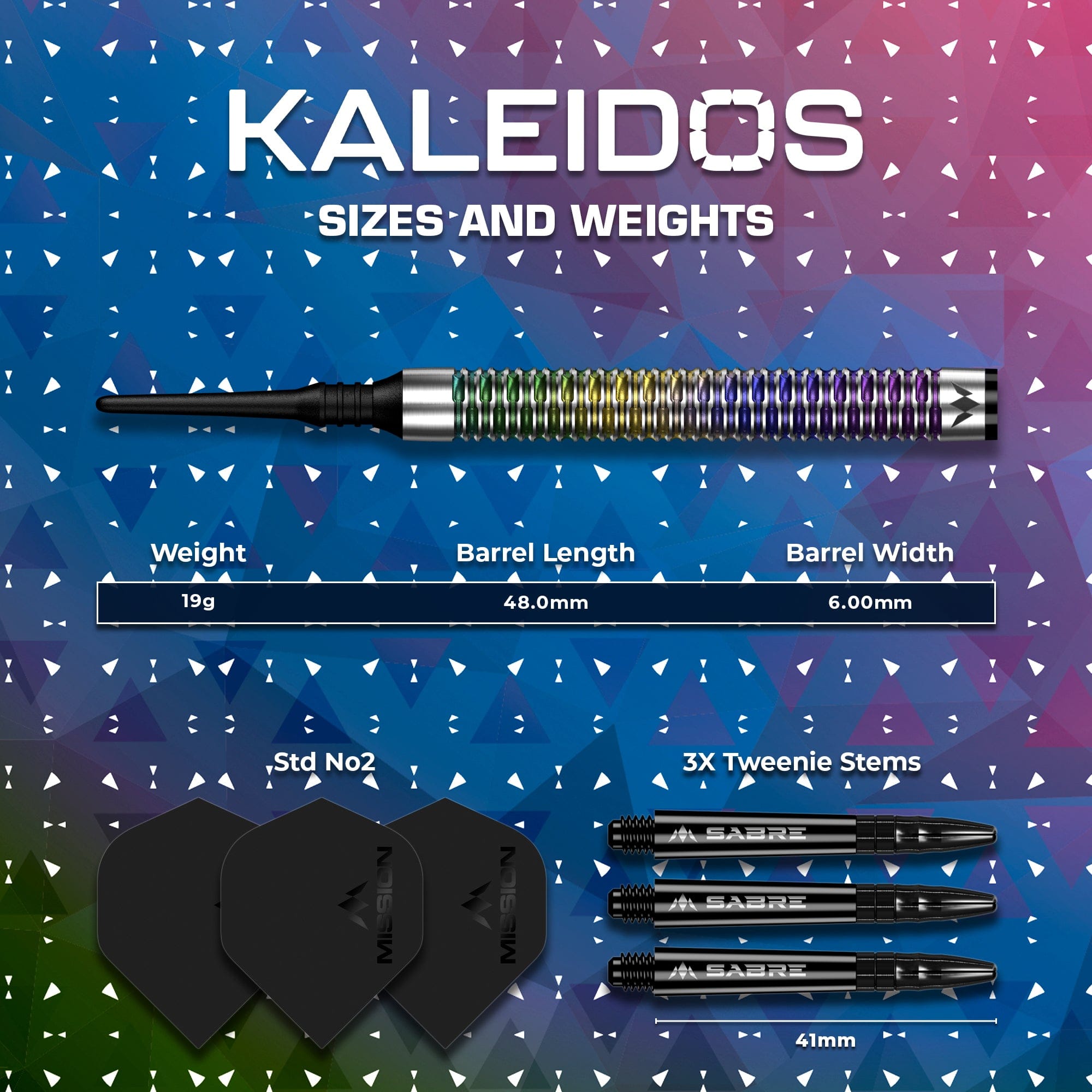 mission-kaleidos-softdarts-19g-95-tungsten-koralle image 5