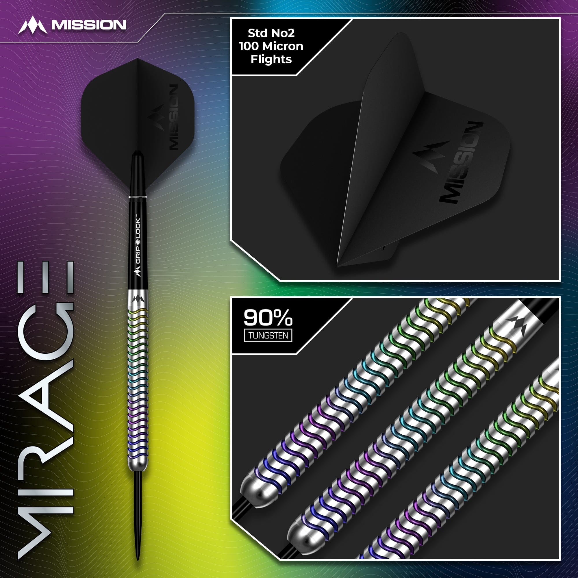 mission-mirage-steeldarts-23g-silber-90-tungsten-gerade image 6