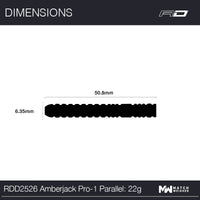 red-dragon-amberjack-pro-1-steeldarts-22g-schwarz-orange image 7