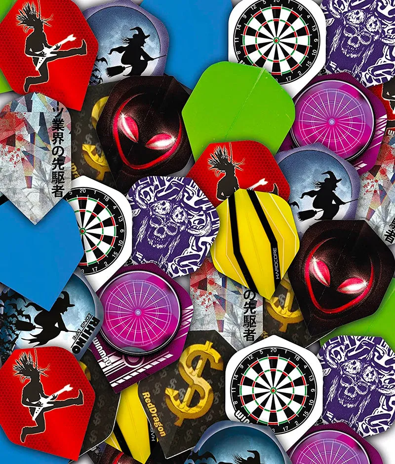 red-dragon-hardcore-dart-flights-25-sets-sortiert-standard image 1