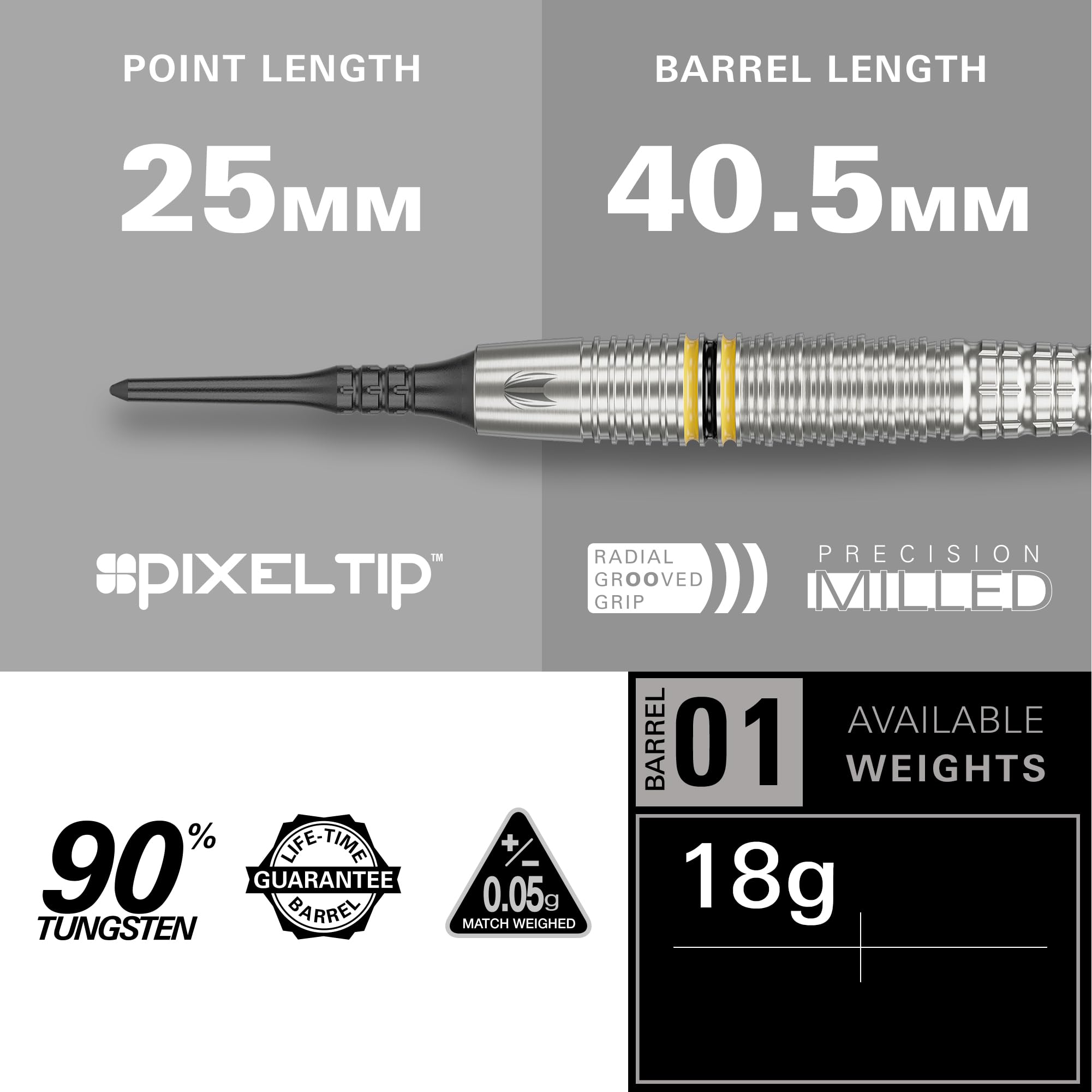 target-scott-williams-g2-softdarts-18g-90-wolfram-torpedo image 3
