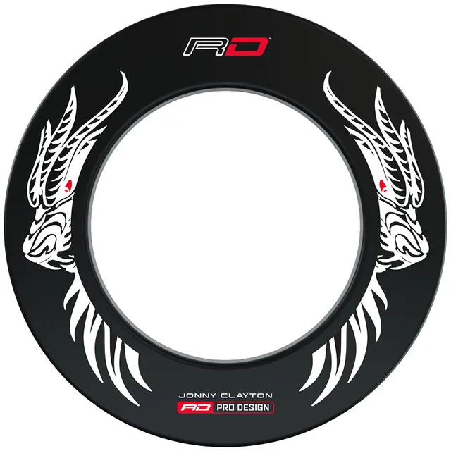 red-dragon-jonny-clayton-dartboard-surround-auffangring image 1